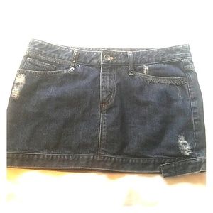 Armani Exchange Denim Mini Jean Skirt Size 10